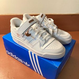 Adidas Forum Low White Rose Gold Metallic HQ7105 Women